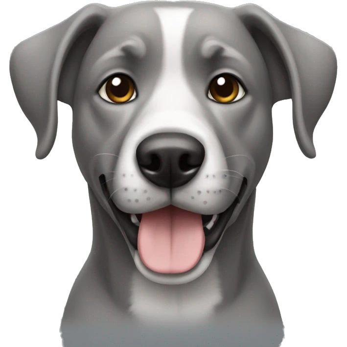 dog grey  emoji