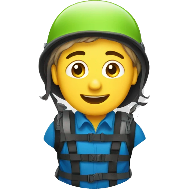 Doing canyoning  emoji