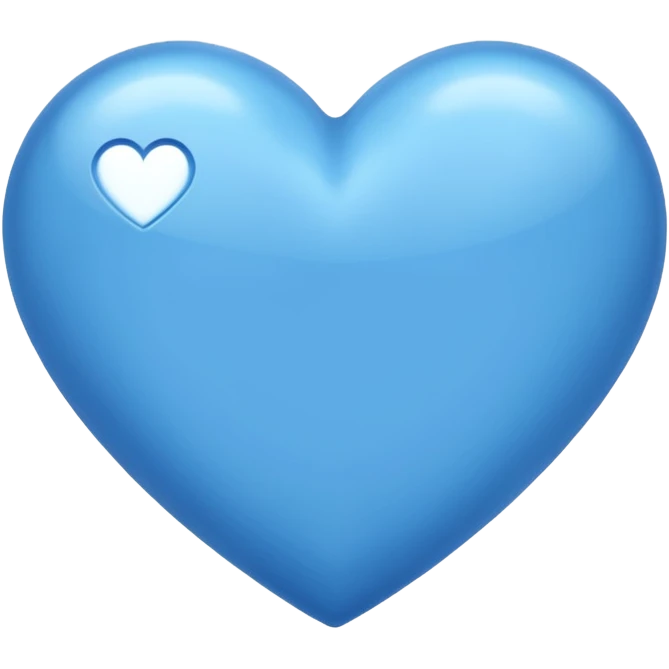 blue heart emoji