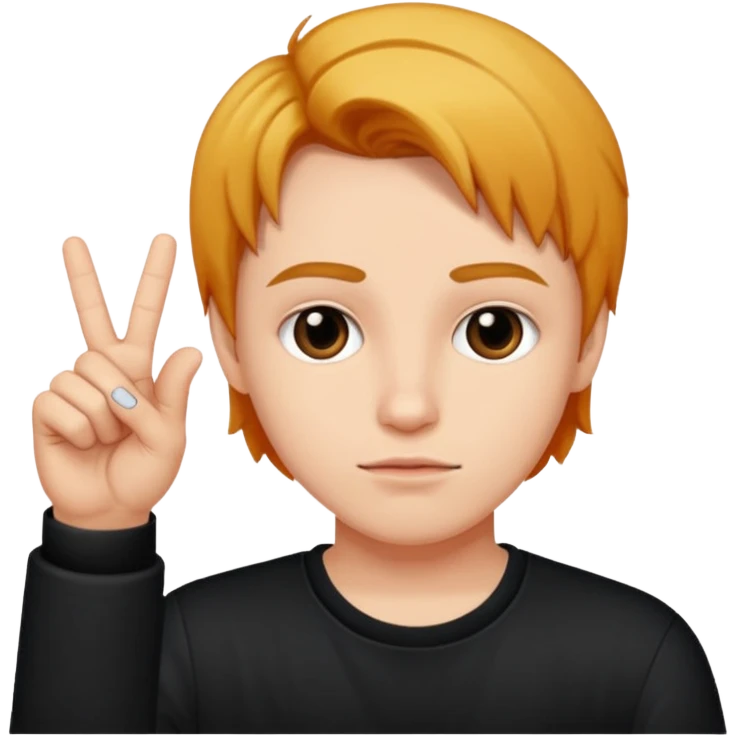 tate mcrae doing the middle finger emoji