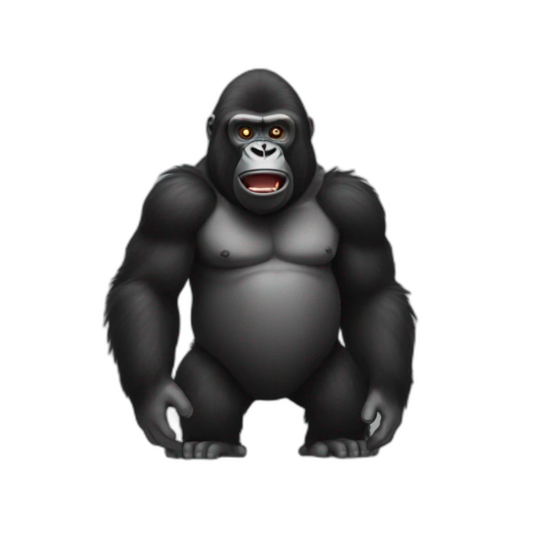 Gorille rouge  emoji