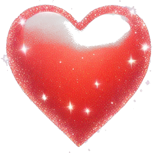 Heart with sparkles emoji