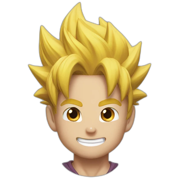 does goku clean nuts? emoji