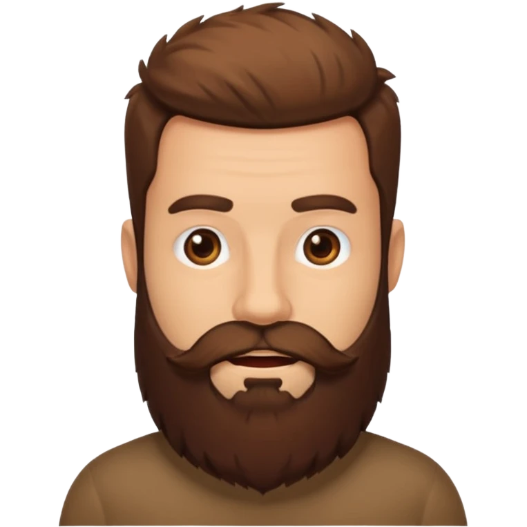 Guy with huge beard emoji