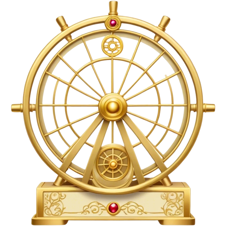 The fortune wheel Tarot Card emoji
