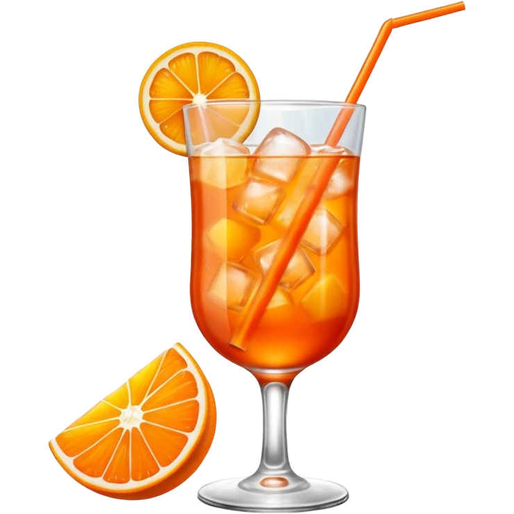 iced drink aperol emoji