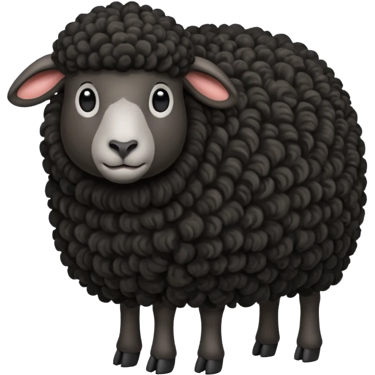 Black sheep emoji