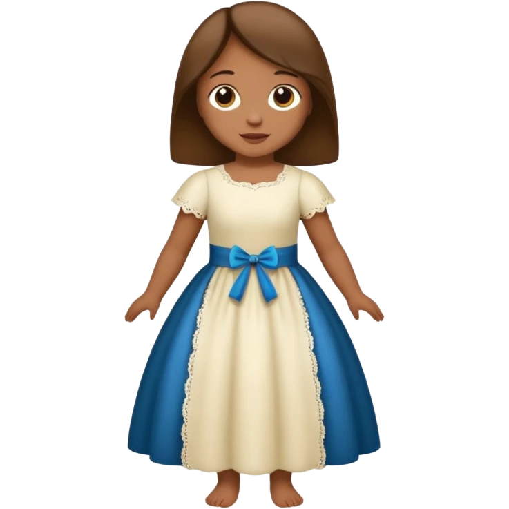 Crie um bonequinha cristã  emoji