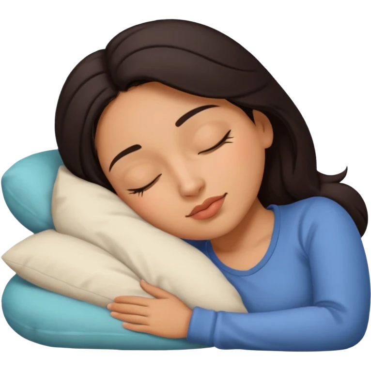 Latina baddie sleeping emoji