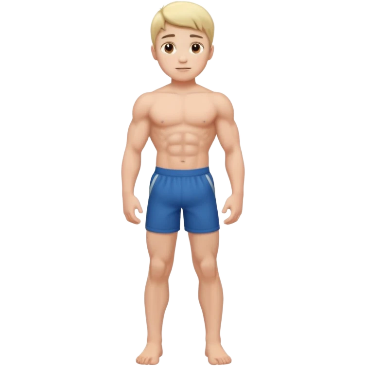 Make a naked boy emoji