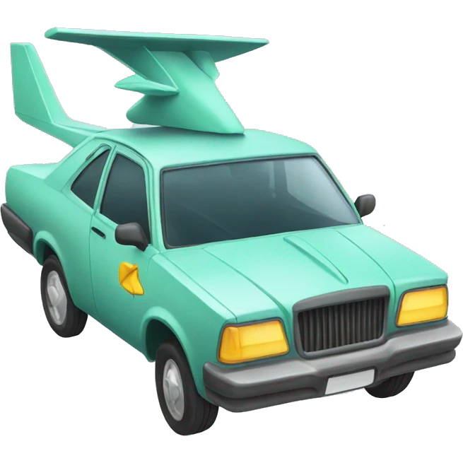 Flying car emoji