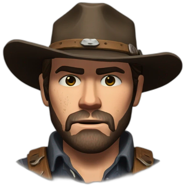 Arthur Morgan from the game “Red Dead Redemption 2” emoji