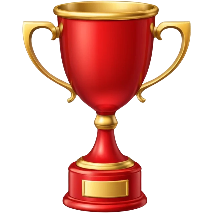 red prize cup  emoji