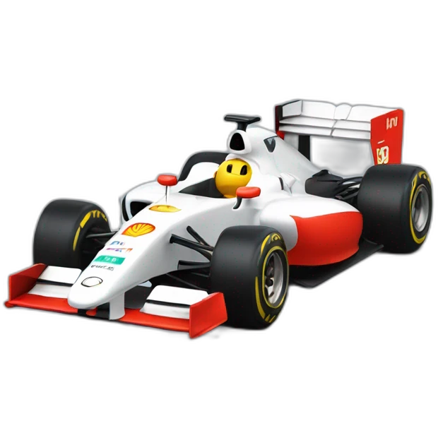 Formula 1 car emoji