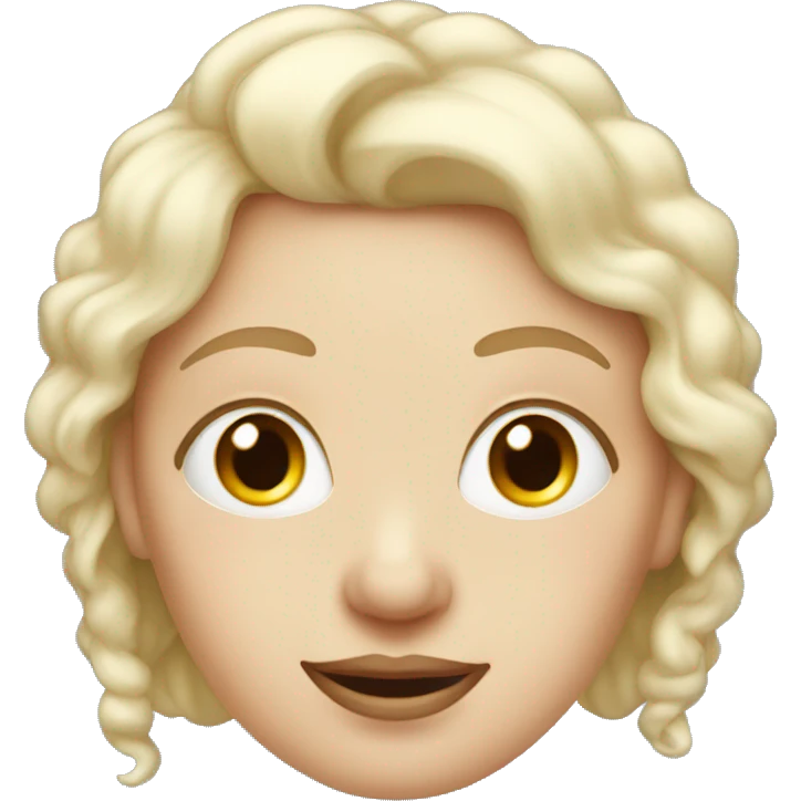 white lady with nose ring and double chin emoji