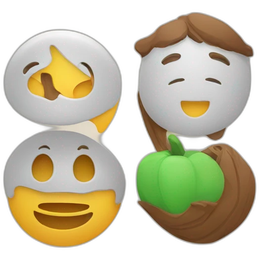 logo in Duolingo style emoji