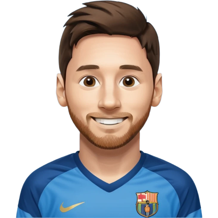 create a messi icon - inspired by airbnb category icons emoji