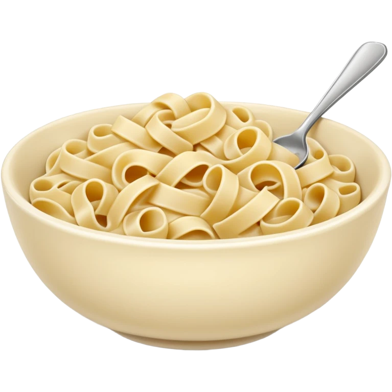 white creamy pasta emoji