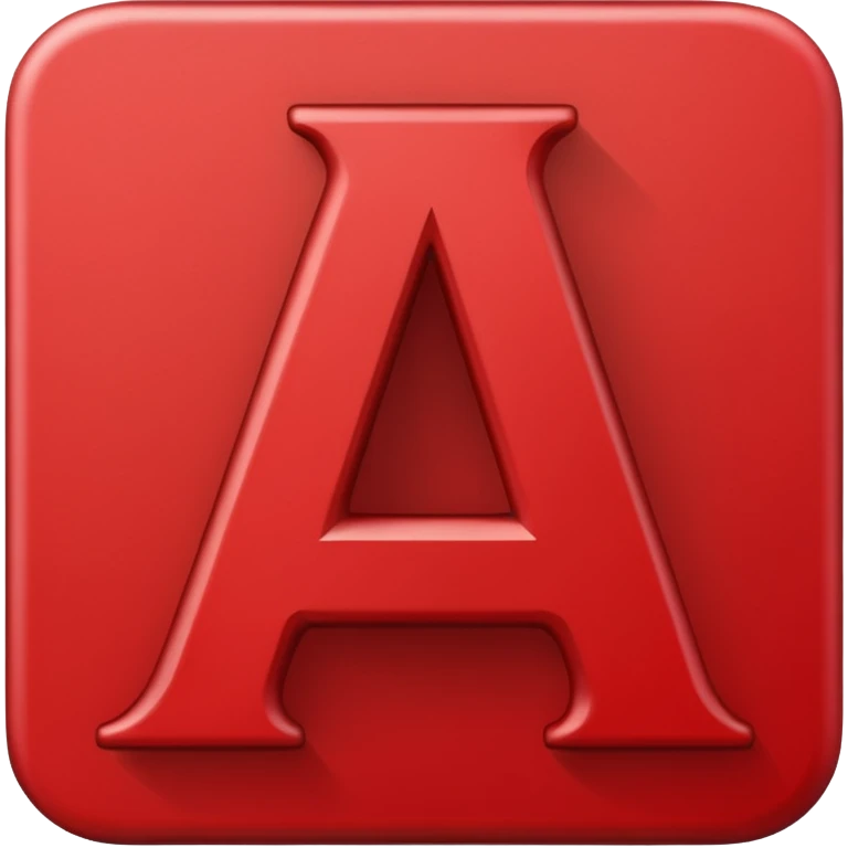 Letter A emoji