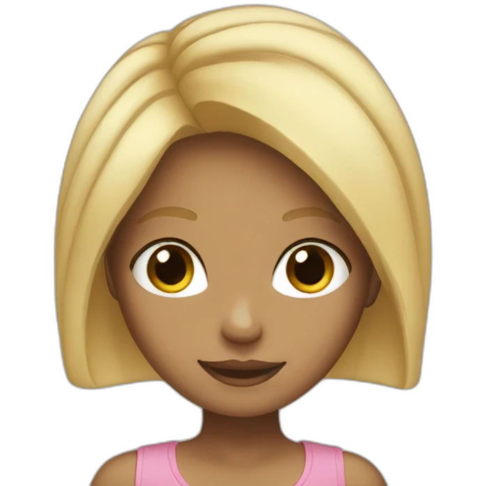 girl with blonde hair emoji