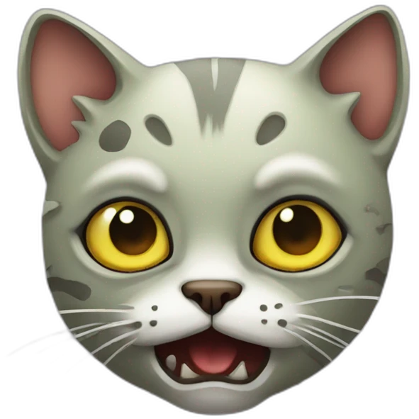 cat zombie emoji