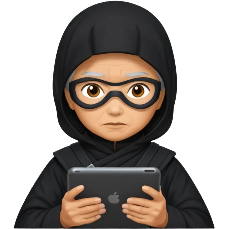 filipino grandmother ninja working in GenAI emoji