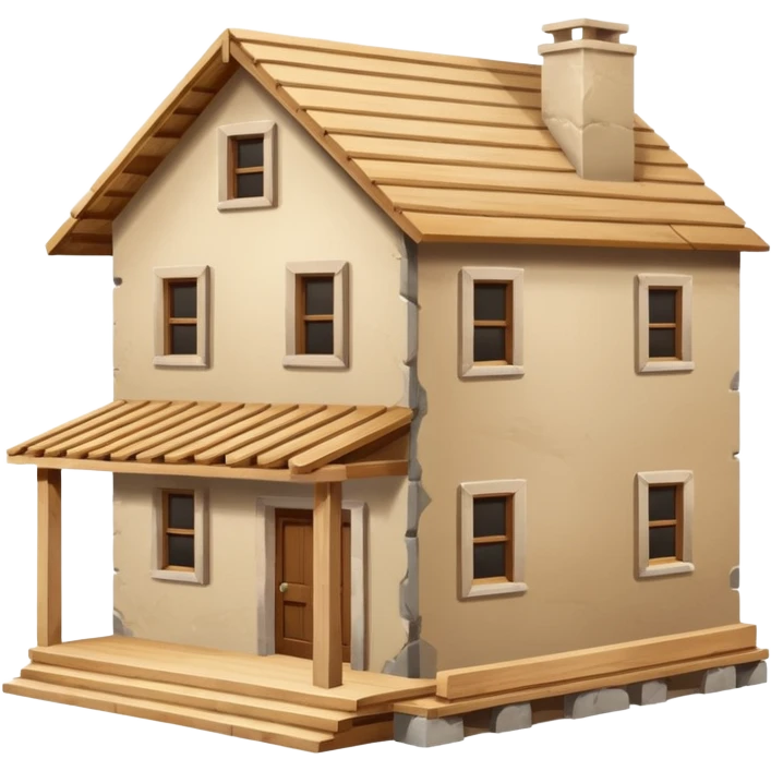 casa en construcción  emoji