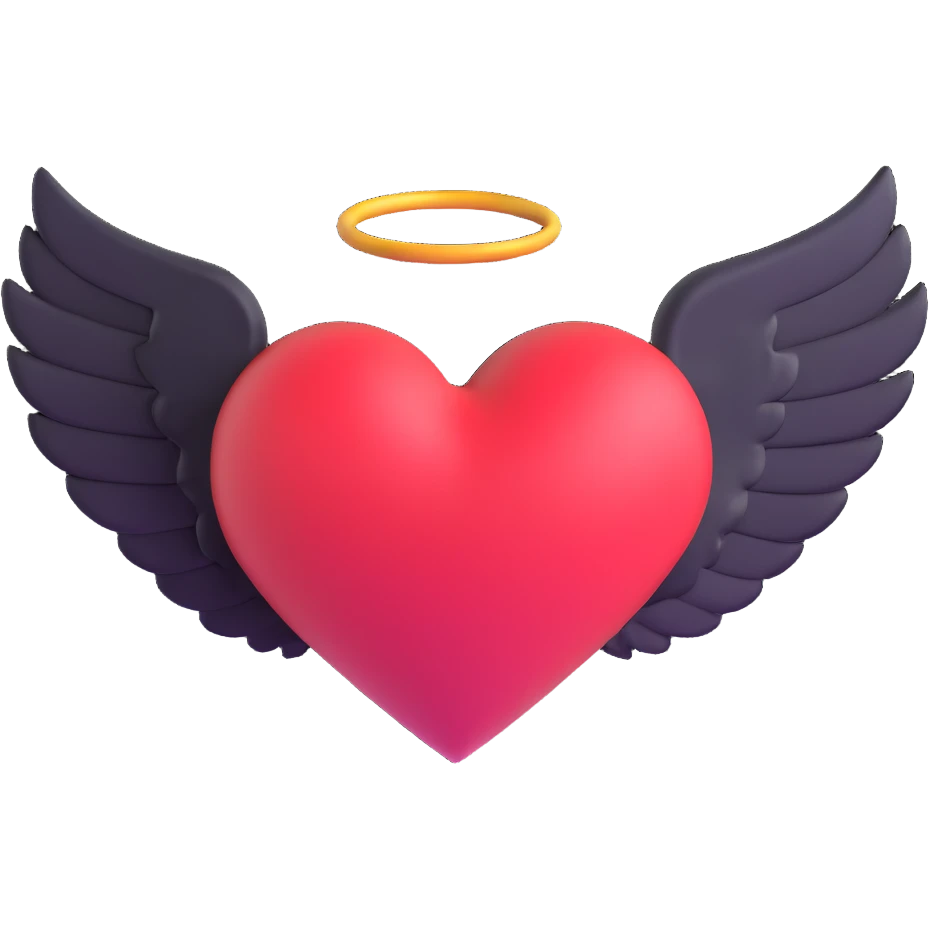 heart with wings emoji