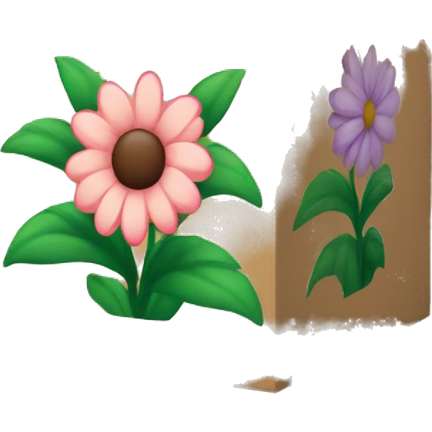 Flowes on the box emoji