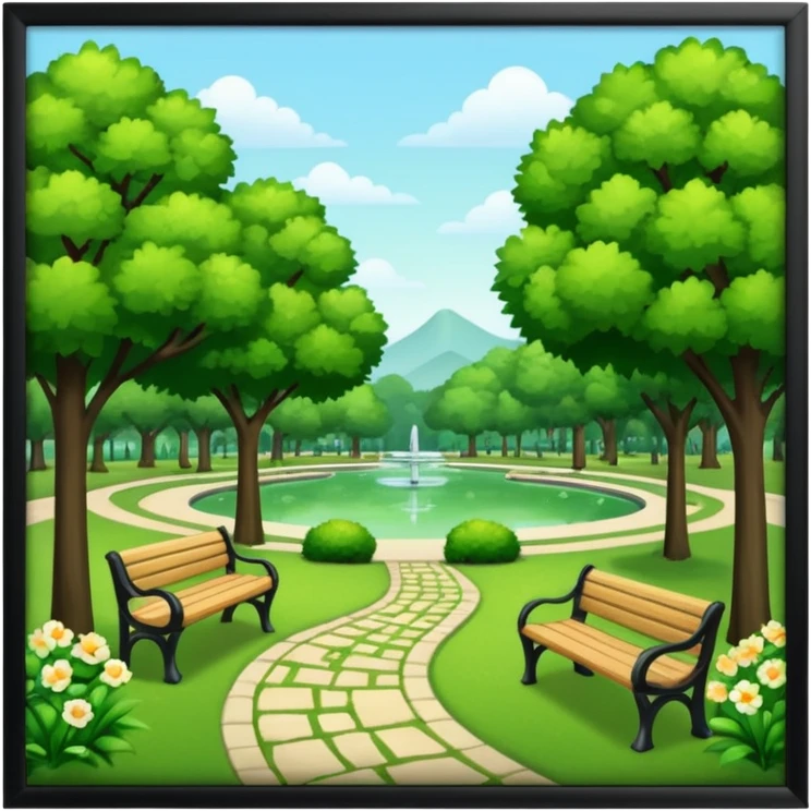 Parque romantico emoji