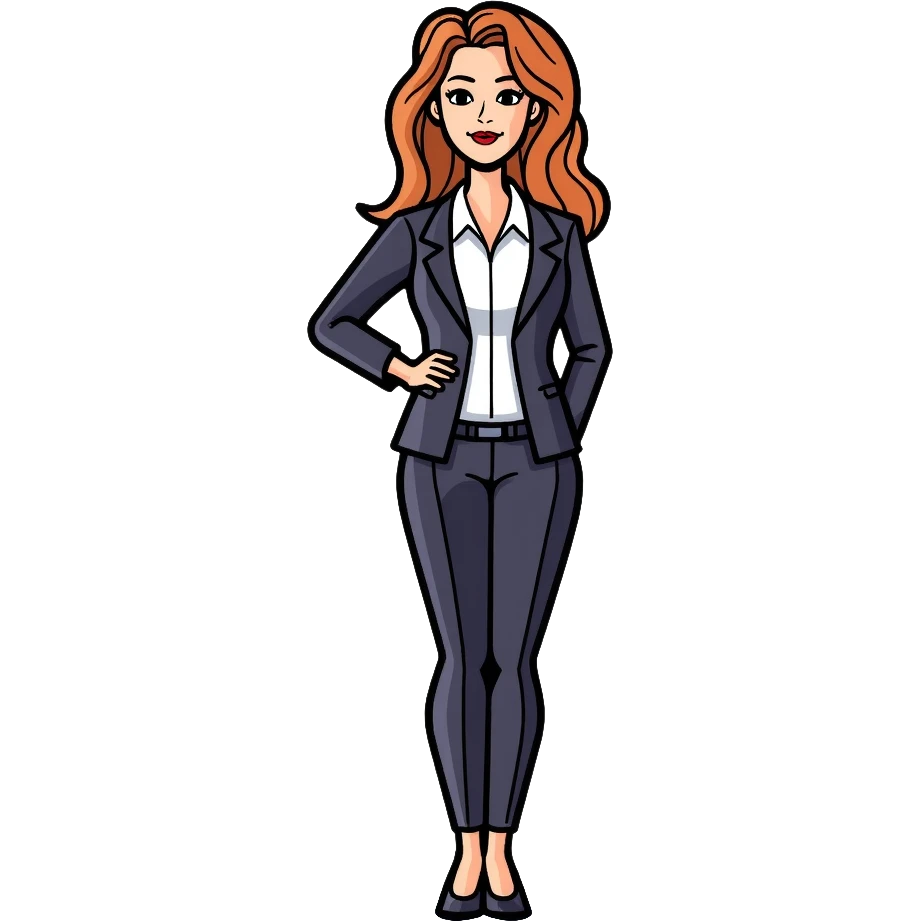 businesswoman in professional outfit emoji