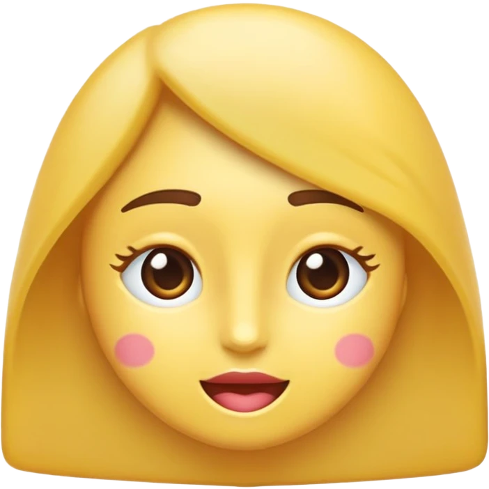 Сердечко розовое объёмное  emoji