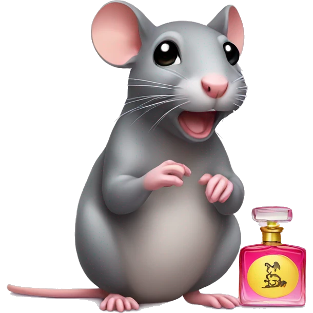 rat with perfume  emoji