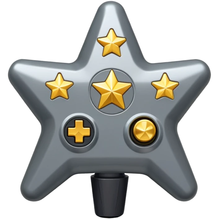  broken gold star + joysticK emoji