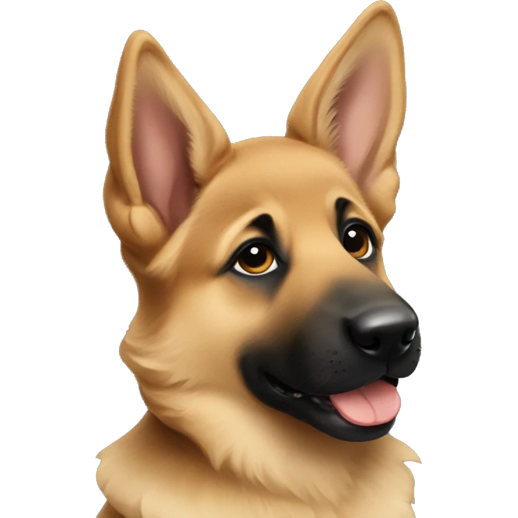 German Shepherd puppy emoji
