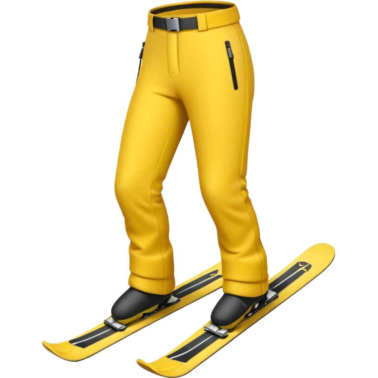 The skiing emoji with the front crotch area of the ski pants protruding noticeably in an oblong bulge emoji