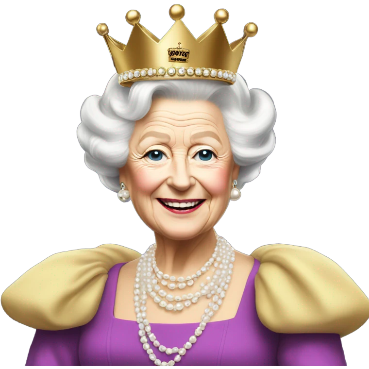 Queen Elizabeth DJ emoji
