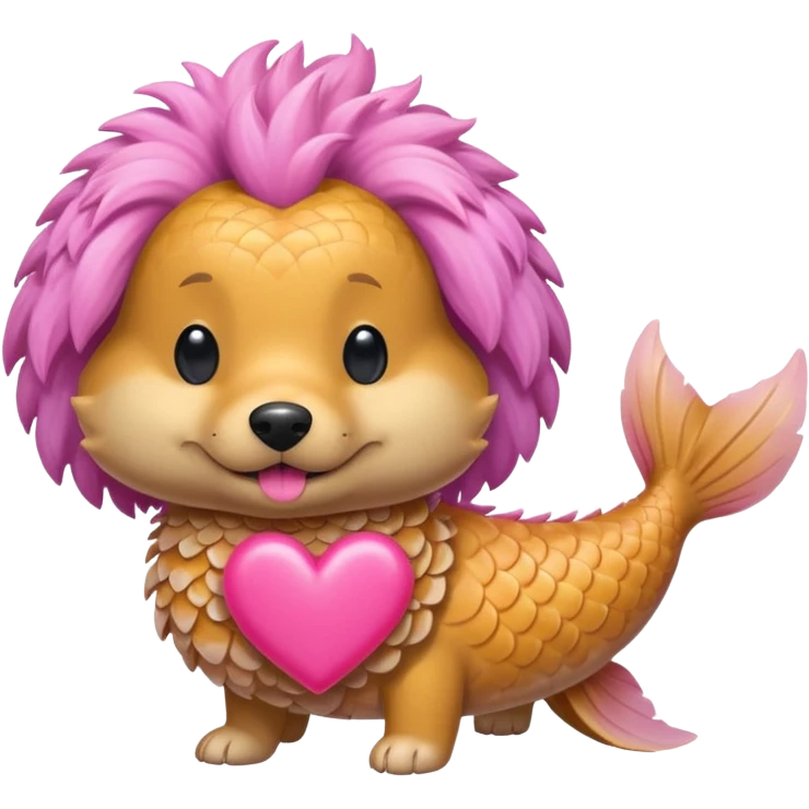 fish dog 💕 emoji