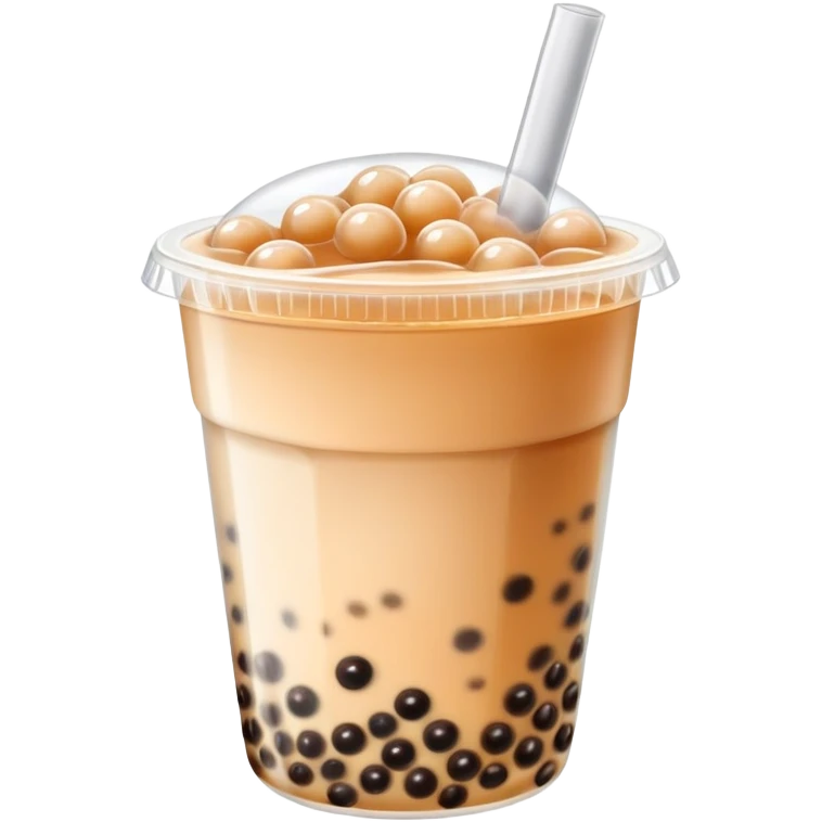 bubble tea with tapioca pearls emoji