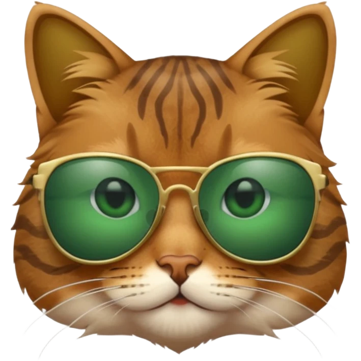 Cat wearing sunglasses emoji