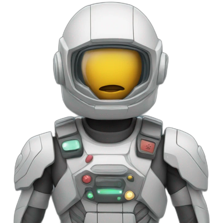 Sci-fi user interface button emoji