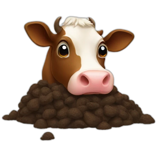 cow poop emoji