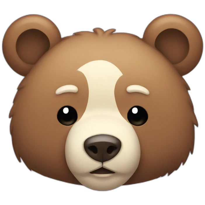 Anime bear emoji