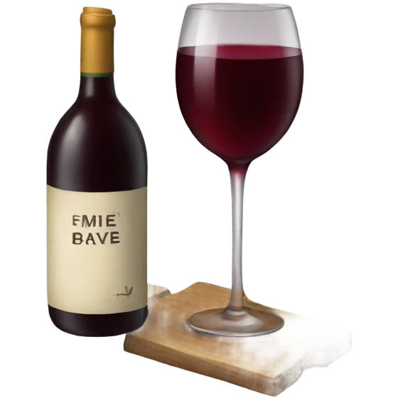 red wine emoji