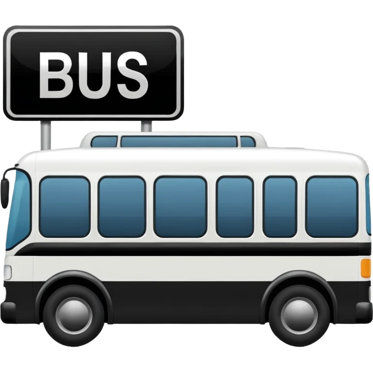 bus sign emoji