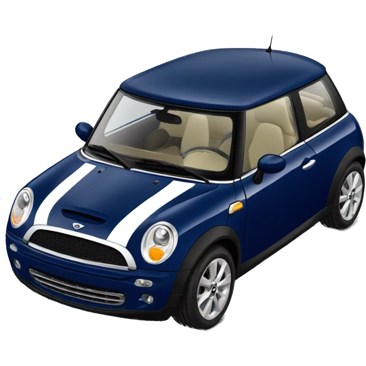 New Dark blue mini Cooper  emoji