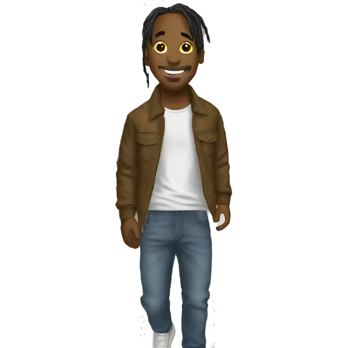 Travis Scott buying a product  emoji