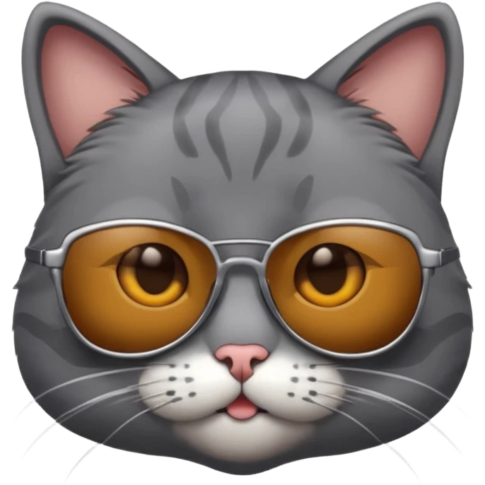 Cat wearing sunglasses emoji