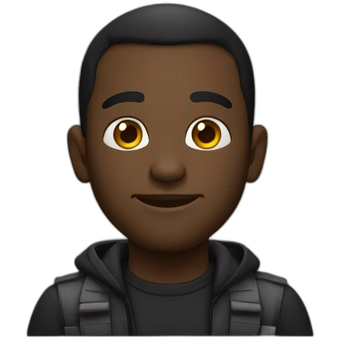 Black dul emoji