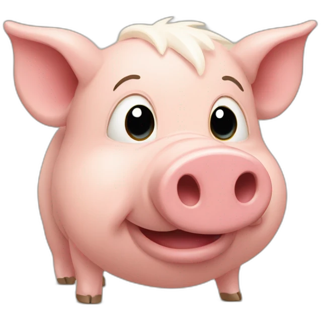 Cochon qui boit emoji